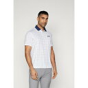 アンダーアーマー メンズ バスケットボール スポーツ MATCHPLAY PRINTED - Polo shirt - white/midnight navy