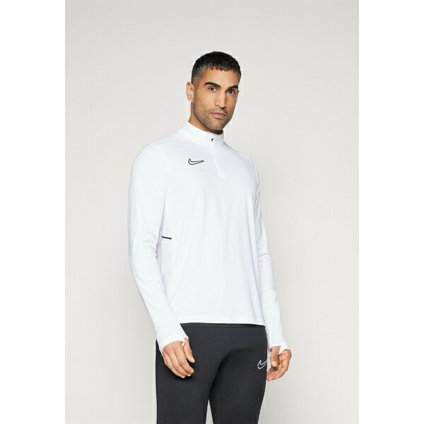 ナイキ メンズ バスケットボール スポーツ DRIL TOP - Long sleeved top - white/black