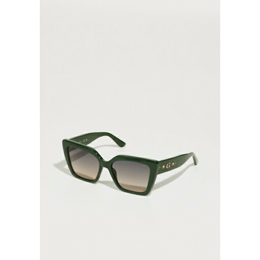 ゲス レディース サングラス&アイウェア アクセサリー Sunglasses - shiny dark green/gradient smoke ゲス レディース サングラス&アイウェア アクセサリー Sunglasses - shiny dark green/gradient smoke