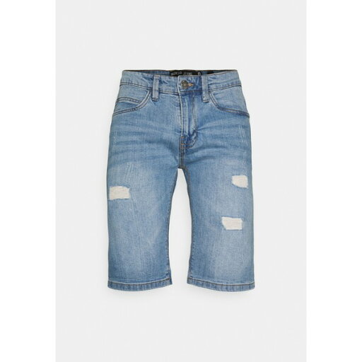 インディコーデ ジーンズ メンズ デニムパンツ ボトムス INKADEN HOLES - Denim shorts - blue wash インディコーデ ジーンズ メンズ デニムパンツ ボトムス INKADEN HOLES - Denim shorts - blue wash