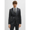 ボス メンズ サンダル シューズ HUGE - Suit jacket - dark grey