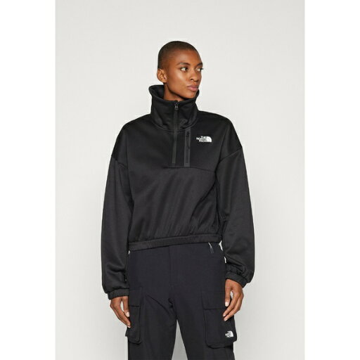 ノースフェイス レディース テニス スポーツ INTEREST 1/4 ZIP - Sweatshirt - black ノースフェイス レディース テニス スポーツ INTEREST 1/4 ZIP - Sweatshirt - black