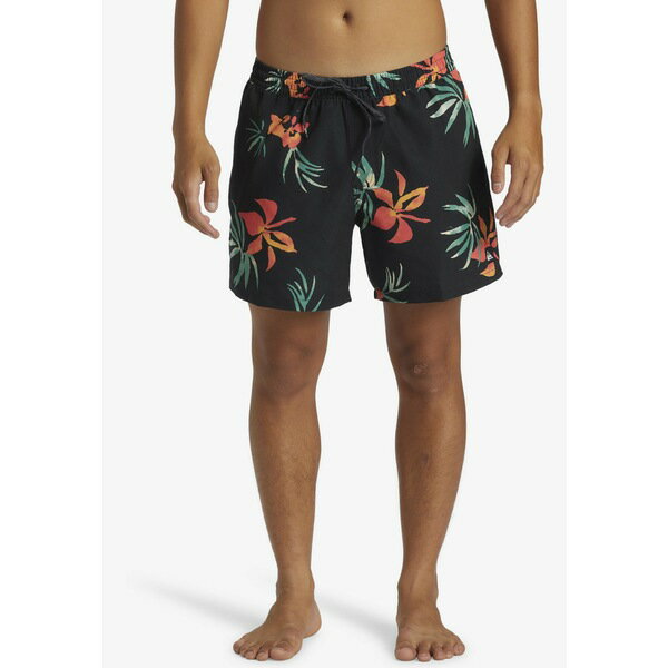 クイックシルバー メンズ バスケットボール スポーツ EVERYDAY MIX VOLLEY 15 - Swimming shorts - mottled black