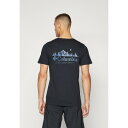 コロンビア メンズ バスケットボール スポーツ RAPID RIDGE¢ BACK GRAPHIC TEE - Print T-shirt - bla...