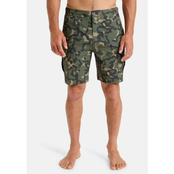 クイックシルバー メンズ バスケットボール スポーツ HALF 19 - Swimming shorts - green