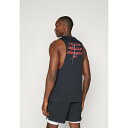 アンダーアーマー メンズ バスケットボール スポーツ TANK - Top - black/white/racer red
