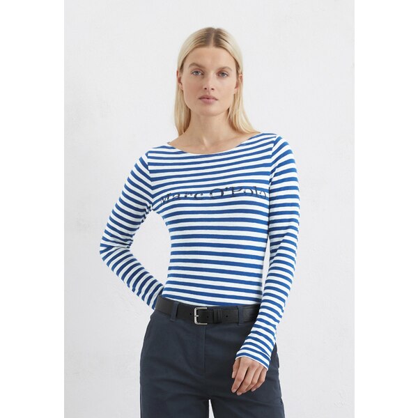 マルコポーロ レディース Tシャツ トップス ROUND NECK - Long sleeved top - multi shiny blue