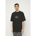 カルバンクライン メンズ Tシャツ トップス ARCHIVAL MONOLOGO TEE UNISEX - Print T-shirt - black