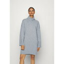 ガント レディース ワンピース トップス LOUNGE ROLLNECK DRESS - Jumper dress - grey