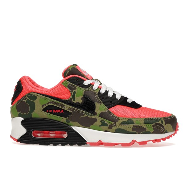 Nike ナイキ メンズ スニーカー 【Nike Air Max 90 Reverse Duck Camo】 サイズ US_M_15 Infrared/Black-Dark Sage-Baroque Brown