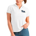 アンティグア レディース ポロシャツ トップス Pitt Panthers Antigua Women's Affluent Polo White