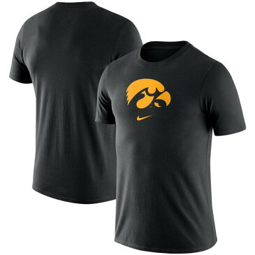 ナイキ メンズ Tシャツ トップス Iowa Hawkeyes Nike Essential Logo TShirt Black