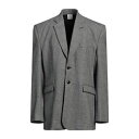 【送料無料】 ヴェトモン メンズ ジャケット&ブルゾン アウター Blazers Grey
