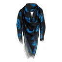 【送料無料】 マックイーン メンズ マフラー・ストール・スカーフ アクセサリー Scarves Blue