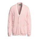 【送料無料】 ラネウス メンズ カーディガン アウター Cardigans Pink