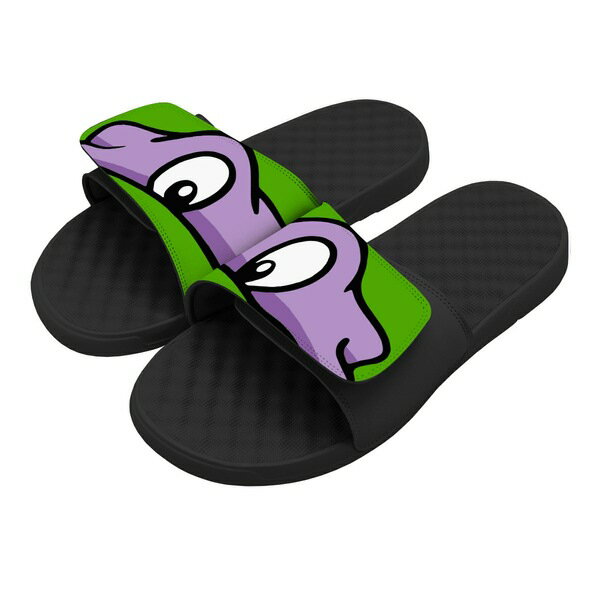 アイスライド メンズ サンダル シューズ Donatello Teenage Mutant Ninja Turtles ISlide Slide Sandals Black