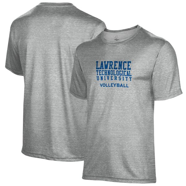 プロスフィア メンズ Tシャツ トップス Lawrence Technological University Blue Devils Volleyball Name Drop TShirt Gray