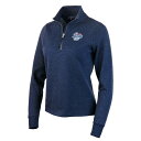 アンティグア レディース パーカー・スウェットシャツ アウター Corpus Christi Hooks Antigua Women's Action QuarterZip Pullover Sweatshirt Heather Navy