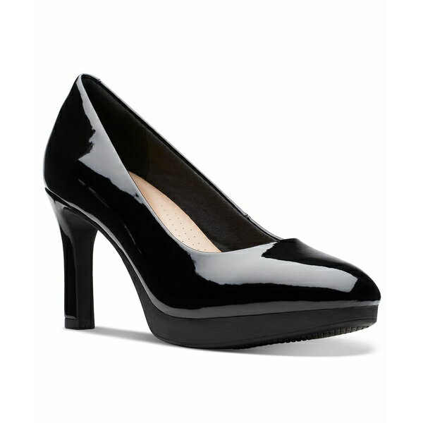 クラークス クラークス レディース パンプス シューズ Women's Ambyr 2 Braley High-Heel Platform Pumps Black Patent