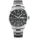 ~h Y rv ANZT[ Men's Swiss Automatic Multifort Chronometer Stainless Steel Bracelet Watch 42mm Stainless Steel