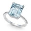 asty㤨֥ե 쥯 ǥ  ꡼ EFFY® Aquarius Aquamarine (3-3/4 ct. t.w. and Diamond (1/6 ct. t.w. Ring in 14k White Gold AquamarineפβǤʤ821,800ߤˤʤޤ