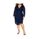 シティーシック レディース ワンピース トップス Plus Size Razzle Dress Navy