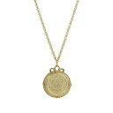 2028 fB[X lbNXE`[J[Ey_ggbv ANZT[ Women's Gold Tone Flower of the Month Narcissus Necklace Yellow
