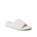 ディアフォームズ レディース サンダル シューズ Women's Microfiber Terry Slide Slipper, Online Only Fresh Pink