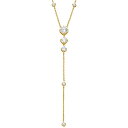 }CPR[X fB[X lbNXE`[J[Ey_ggbv ANZT[ 14K Gold Plated Sterling Silver Lariat Necklace Gold