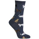 zbg\bNX fB[X C A_[EFA Women's Cats Fashion Crew Socks Denim