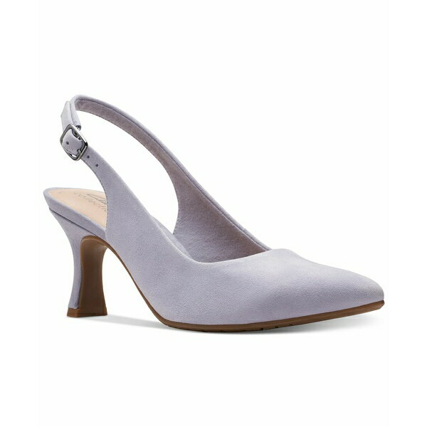 クラークス クラークス レディース パンプス シューズ Women's Kataleyna Step Pointed-Toe Slingback Pumps Blue Grey