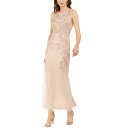 pyX^WI fB[X s[X gbvX Papell Studio Beaded Gown Rose Gold