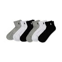 t[ fB[X C A_[EFA Women's 6-Pk. Cushion Quarter Socks Gray heather assortment