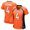 ナイキ レディース ユニフォーム トップス Jarrett Stidham Denver Broncos Nike Women's Game Player Jersey Orange