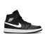 Jordan ジョーダン レディース スニーカー 【Jordan 1 Mid】 サイズ US_W_6W Black White (Women's)