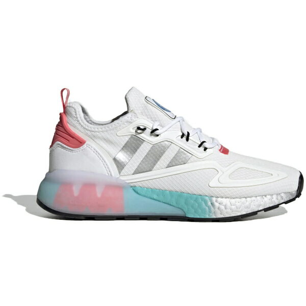 adidas アディダス レディース スニーカー 【adidas ZX 2K Boost】 サイズ US_W_10.5W NASA White Hazy Rose (Women's)