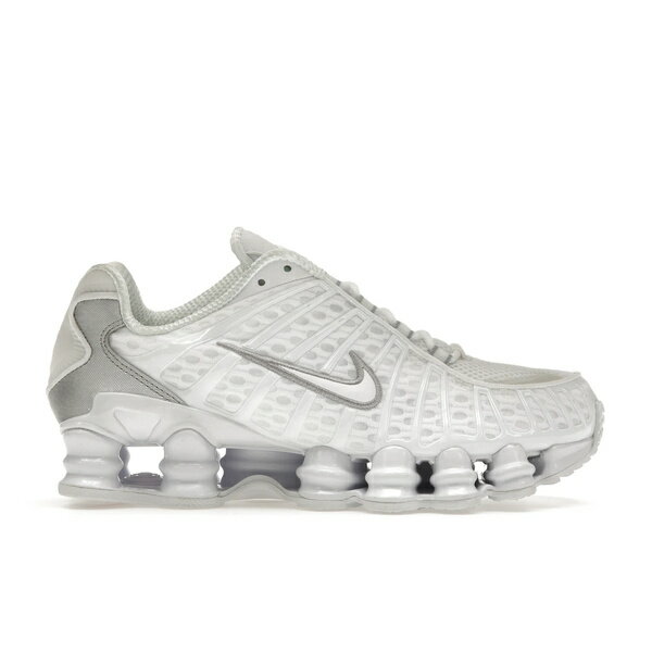 Nike ナイキ レディース スニーカー 【Nike Shox TL】 サイズ US_W_15.5W White Metallic Silver Max Orange (Women\'s)