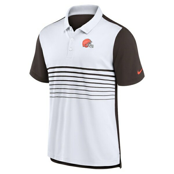 ナイキ メンズ ポロシャツ トップス Cleveland Browns Nike Fashion Performance Polo White/Brown