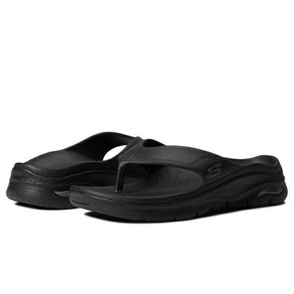 スケッチャーズ レディース サンダル シューズ Foamies Arch Fit 3 Point Sandal Black