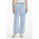 デジグアル レディース デニムパンツ ボトムス Women's Cropped Jogger Jeans Medium blue