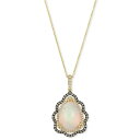 ルヴァン レディース ネックレス・チョーカー・ペンダントトップ アクセサリー Neopolitan Opal (3-1/2 ct. t.w.), Nude Di...