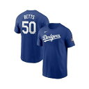 ナイキ メンズ シャツ トップス Men's Mookie Betts Royal Los Angeles Dodgers 2025 MLB World Tour: Tokyo Series Name Number T-Shirt Royal
