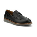 ヴァンセ カンパニー メンズ スリッポン・ローファー シューズ Men's Princeton Loafer Casual Dress Shoe Black