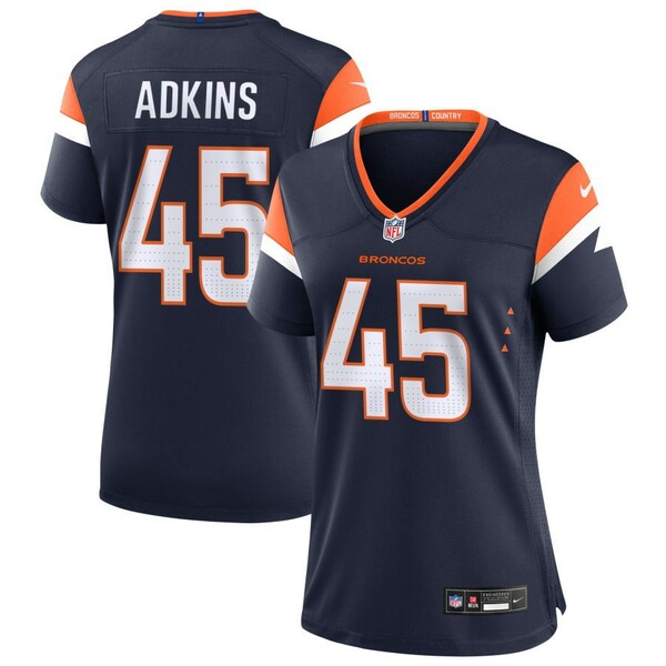 iCL fB[X jtH[ gbvX Denver Broncos Nike Women's Alternate Custom Game Jersey Navy