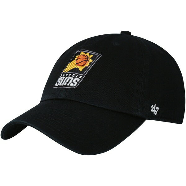 フォーティーセブン メンズ 帽子 アクセサリー Phoenix Suns '47 Team CleanUp Adjustable Hat Black