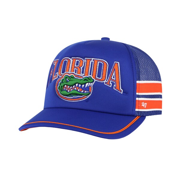 フォーティーセブン メンズ 帽子 アクセサリー Florida Gators '47 Sideband Trucker Adjustable Hat Royal