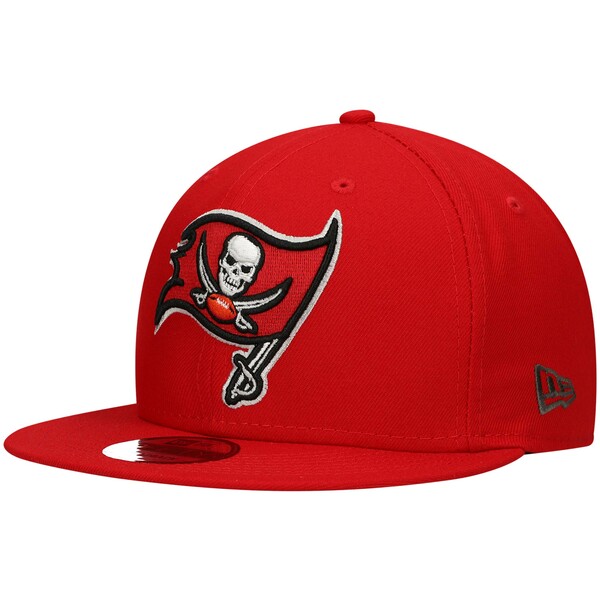 ニューエラ メンズ 帽子 アクセサリー Tampa Bay Buccaneers New Era Basic 9FIFTY Snapback Hat Red