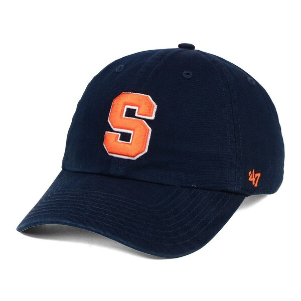 フォーティーセブン メンズ 帽子 アクセサリー Syracuse Orange '47 Clean Up Adjustable Hat Navy 1