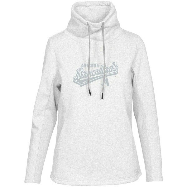 ٥륦 ǥ ѡåȥ  Arizona Diamondbacks Levelwear Women's Loop Sweep Pullover Sweatshirt White