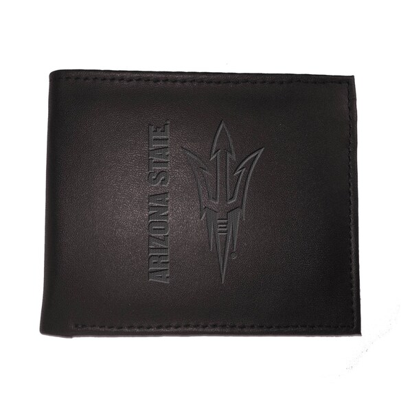 エバーグローンエンタープライズ メンズ 財布 アクセサリー Arizona State Sun Devils Hybrid BiFold Wallet Black